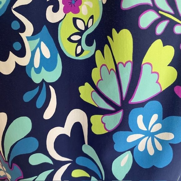 Title Nine Blue Floral Dress Medium - Picture 4 of 4